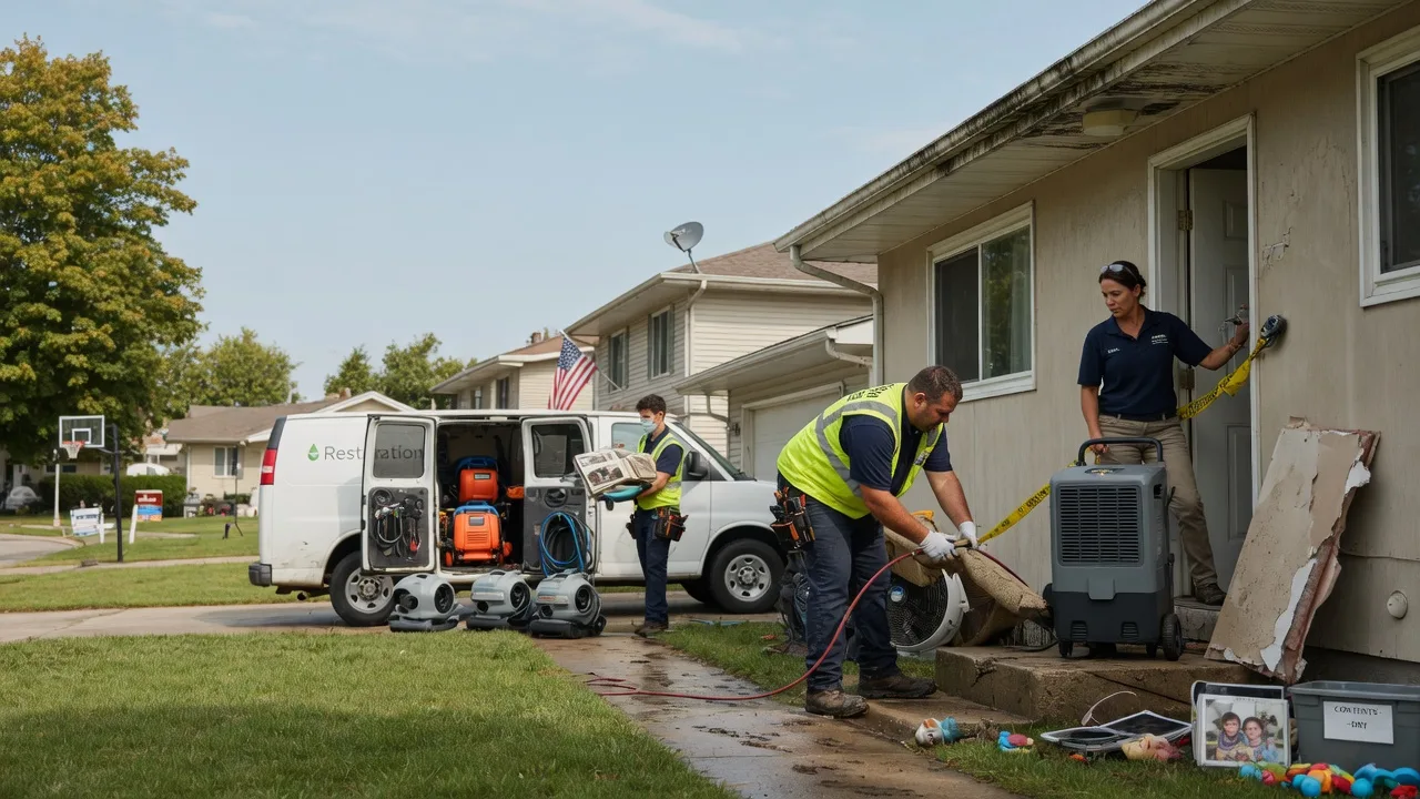 Water Damage Restoration in Jamestown, PA near me